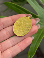 Brown Chrysanthemum Pendant