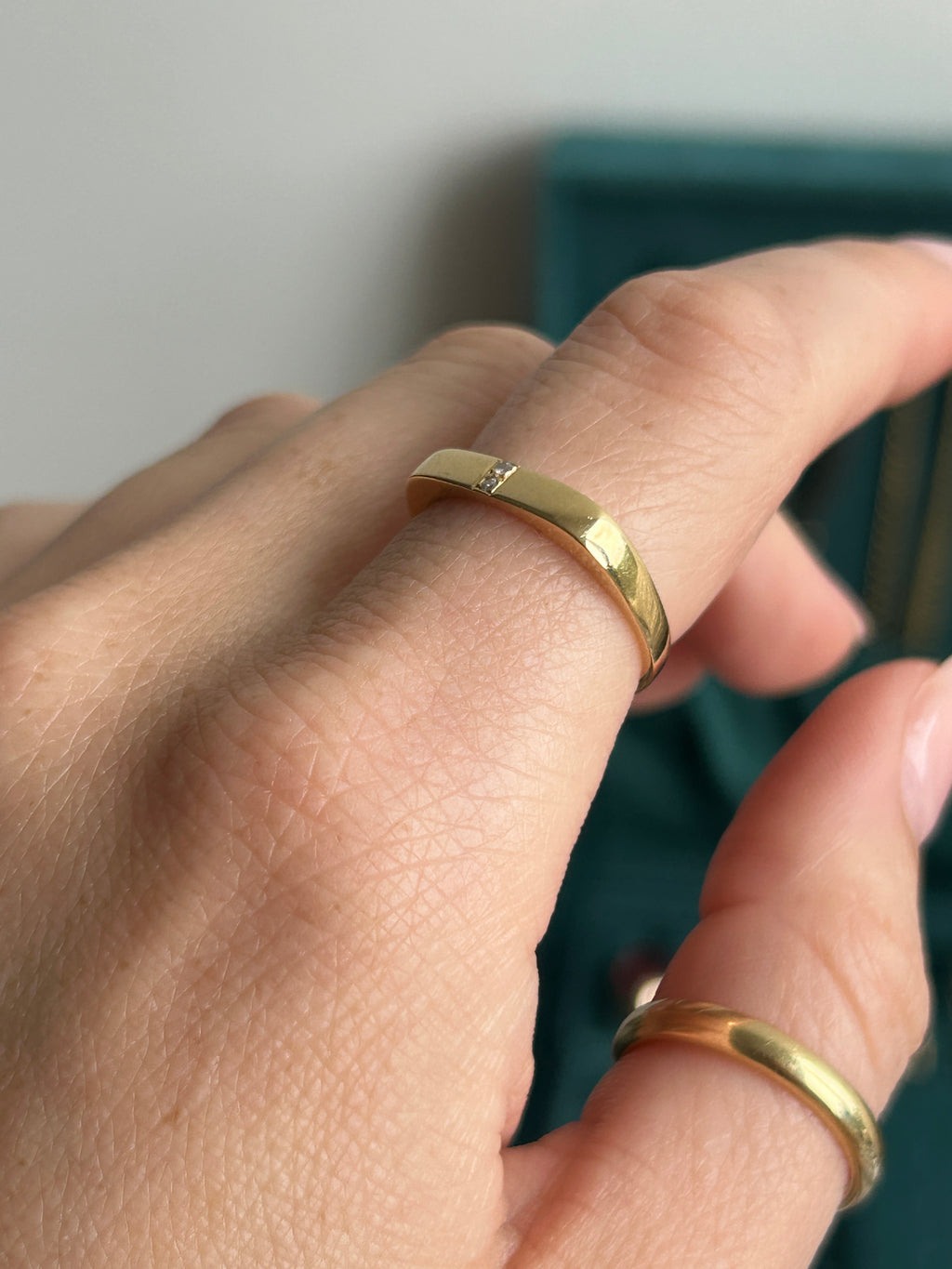 Square Diamond Stripe Band