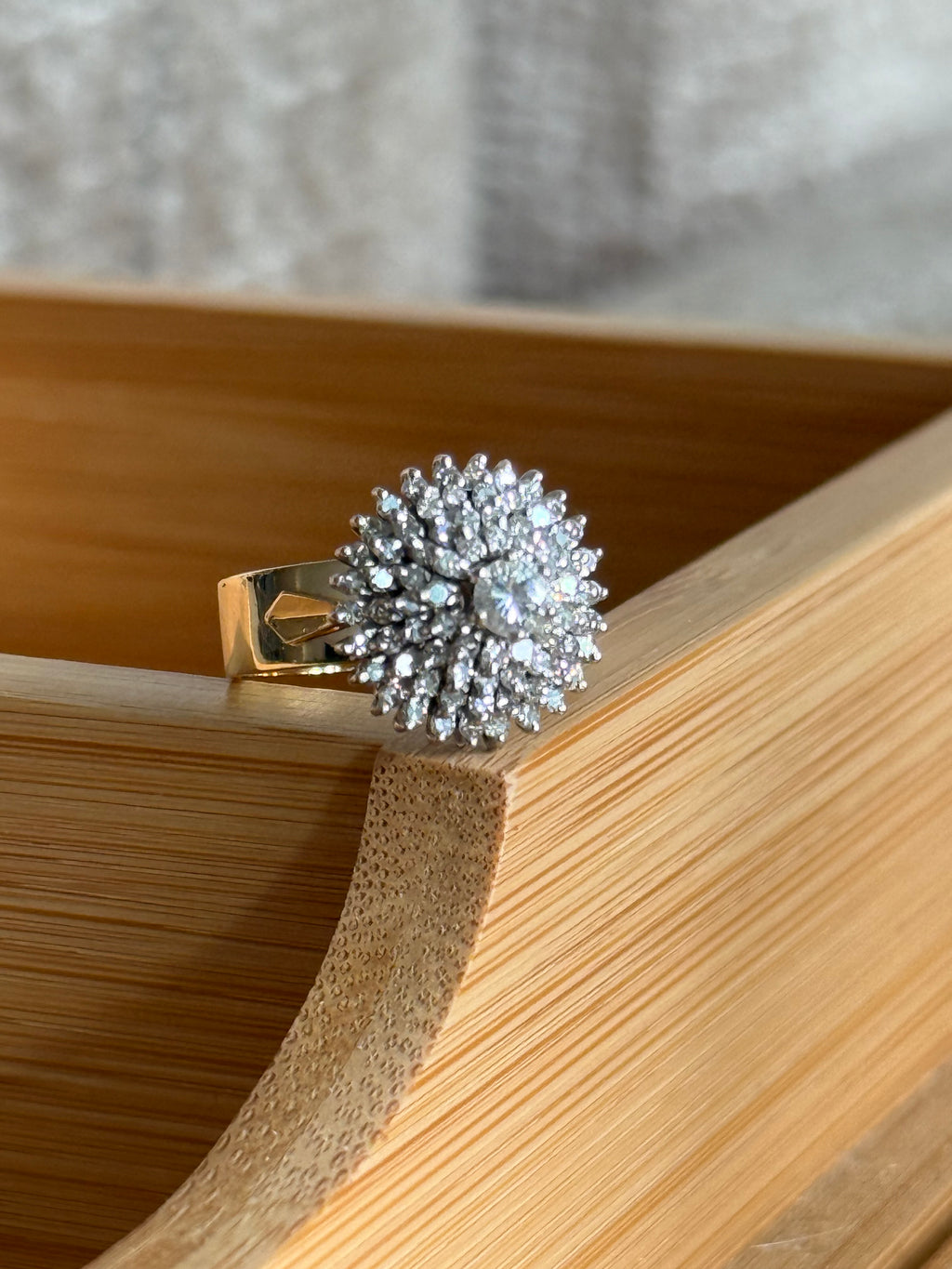 Diamond Burst Disco Ring