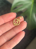 G Heart charm