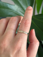 Champagne Diamond Stacker Band