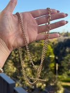 10k 28” Antique Albert Watch Chain