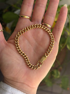 Antique Solid Curb Bracelet