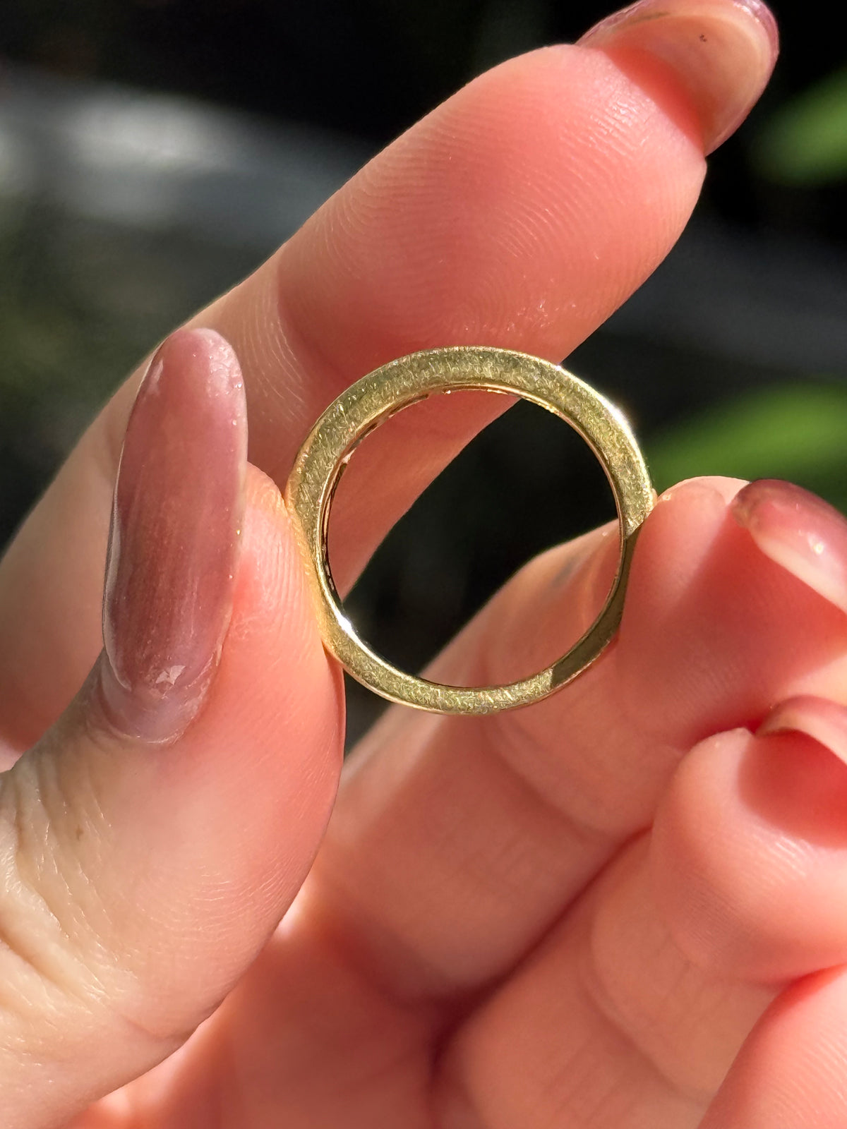 18k Diamond Channel Band
