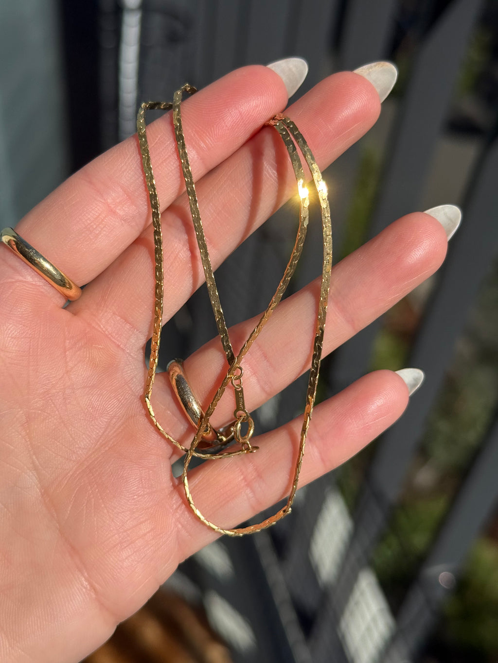 Flat Solid C Link Chain