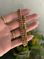 Antique Solid Curb Bracelet