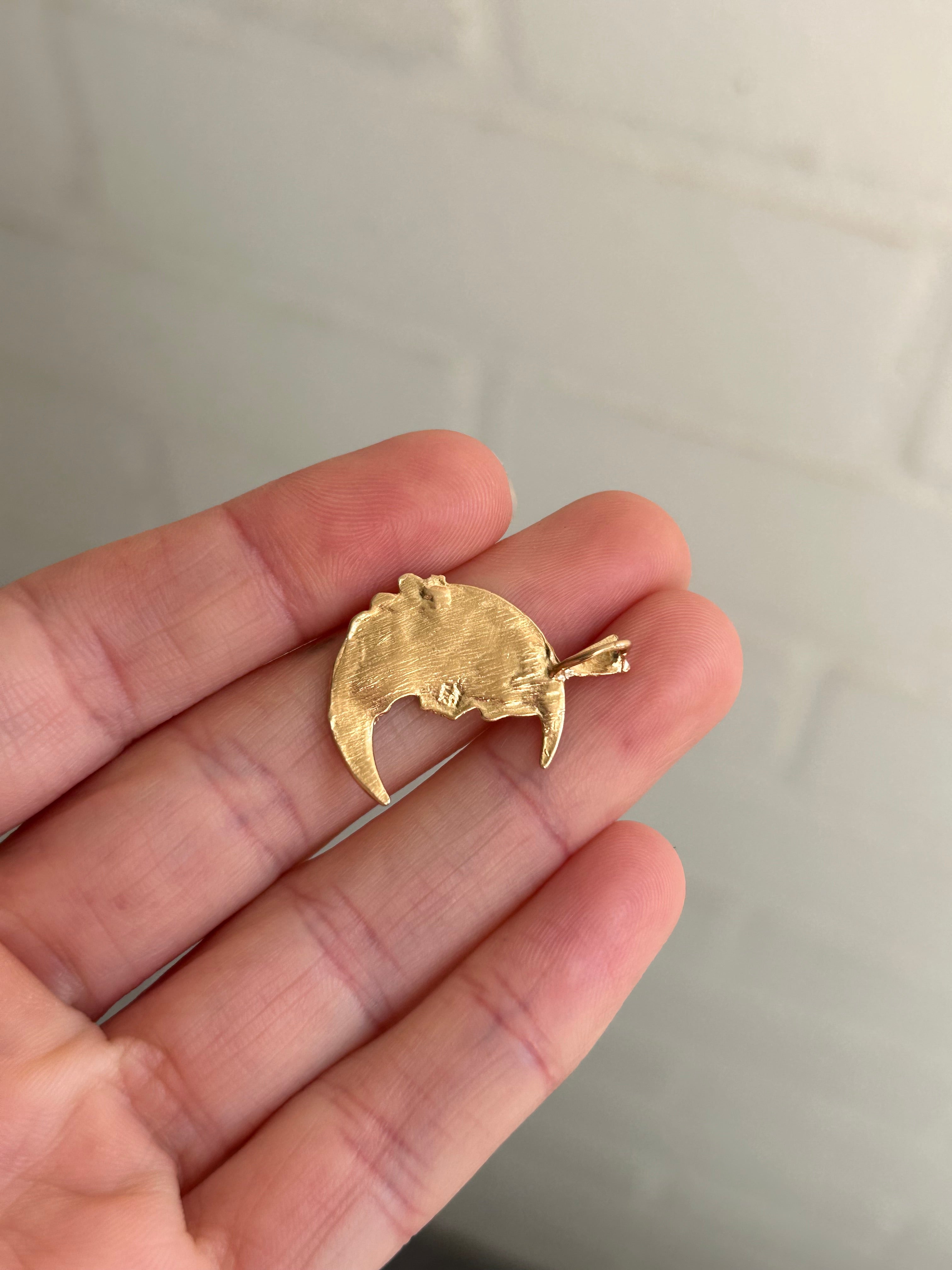 Lady Fortuna Moon Charm