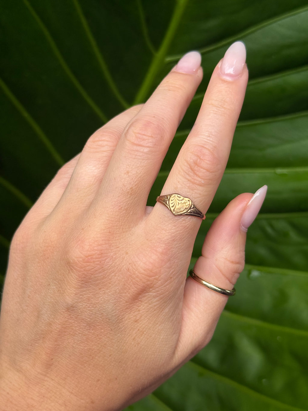 A Heart Signet Ring