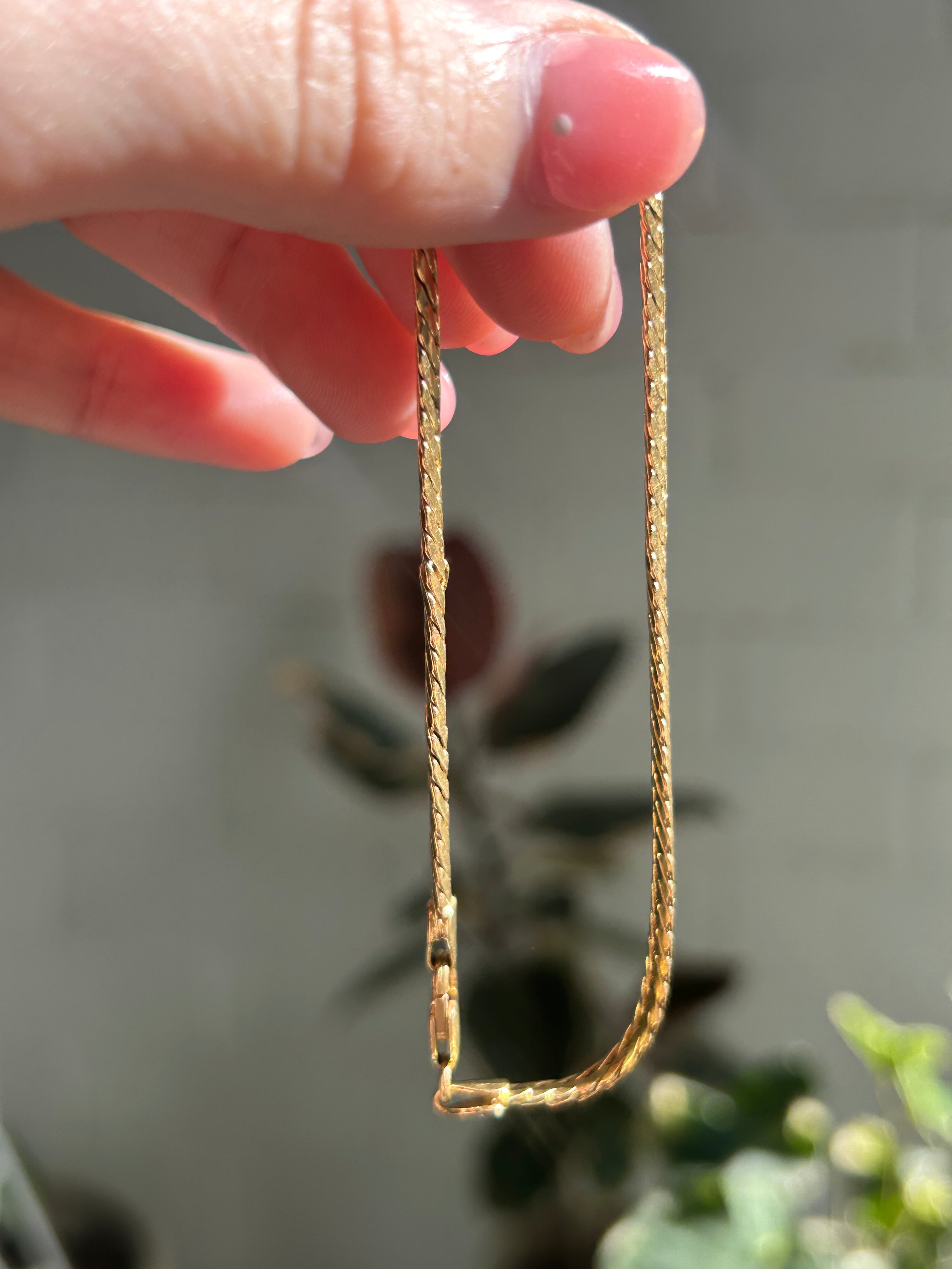 Fishtail Curb Bracelet