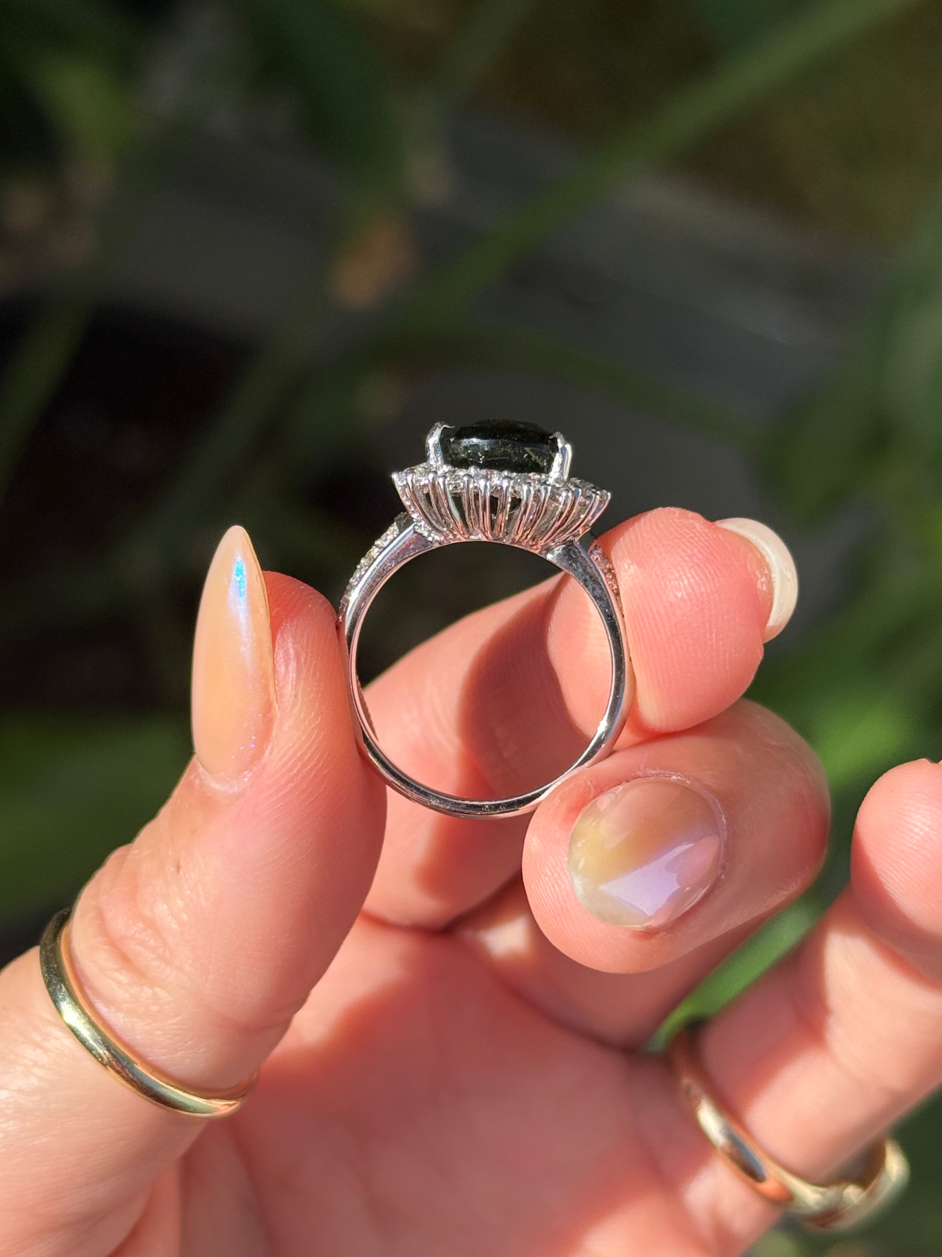 Teardrop Diamond Cocktail Ring
