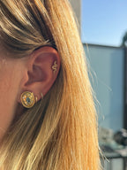 UNOAERRE Aqua Diamond Earrings