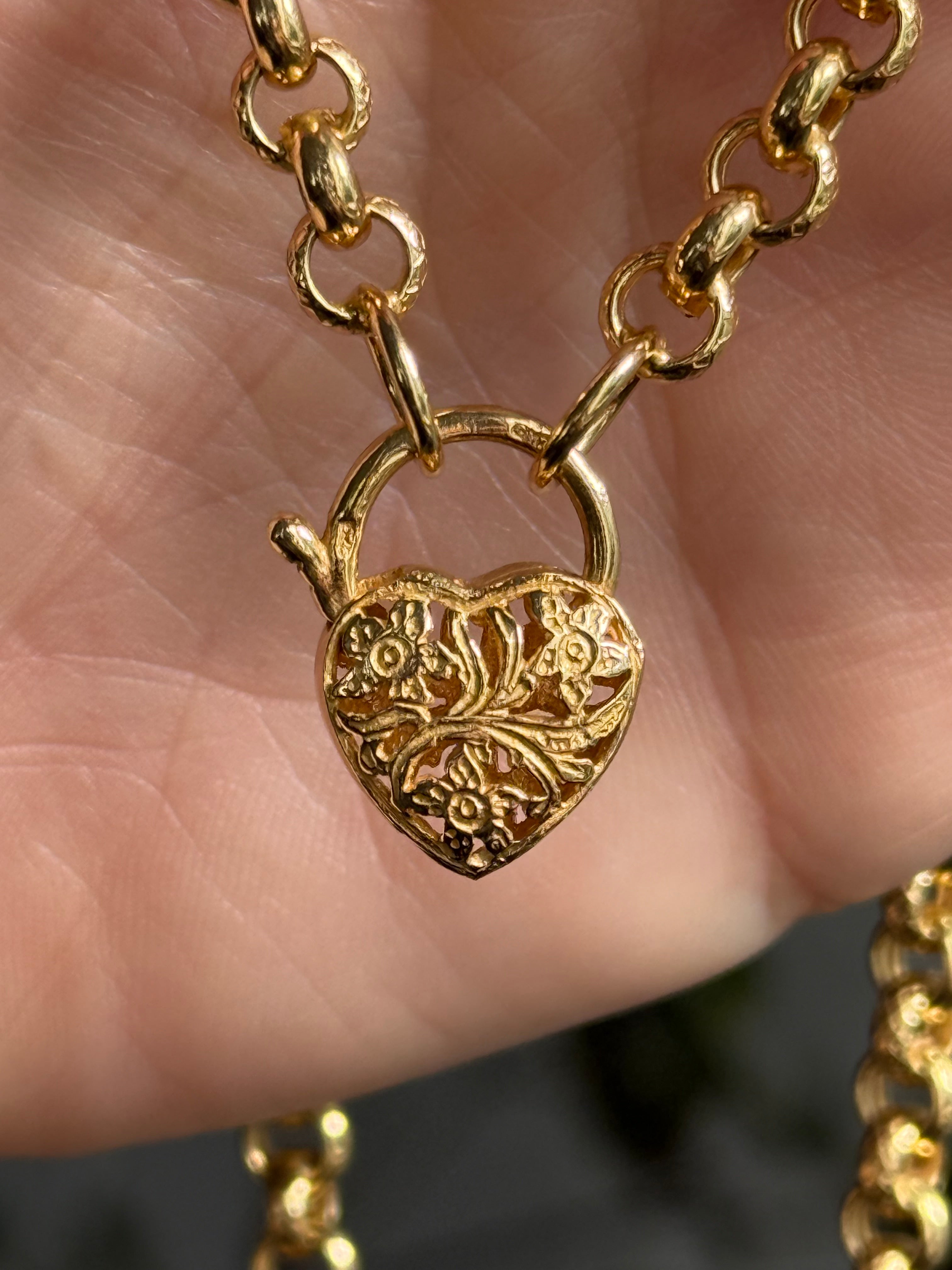 Padlock Rolo Chain