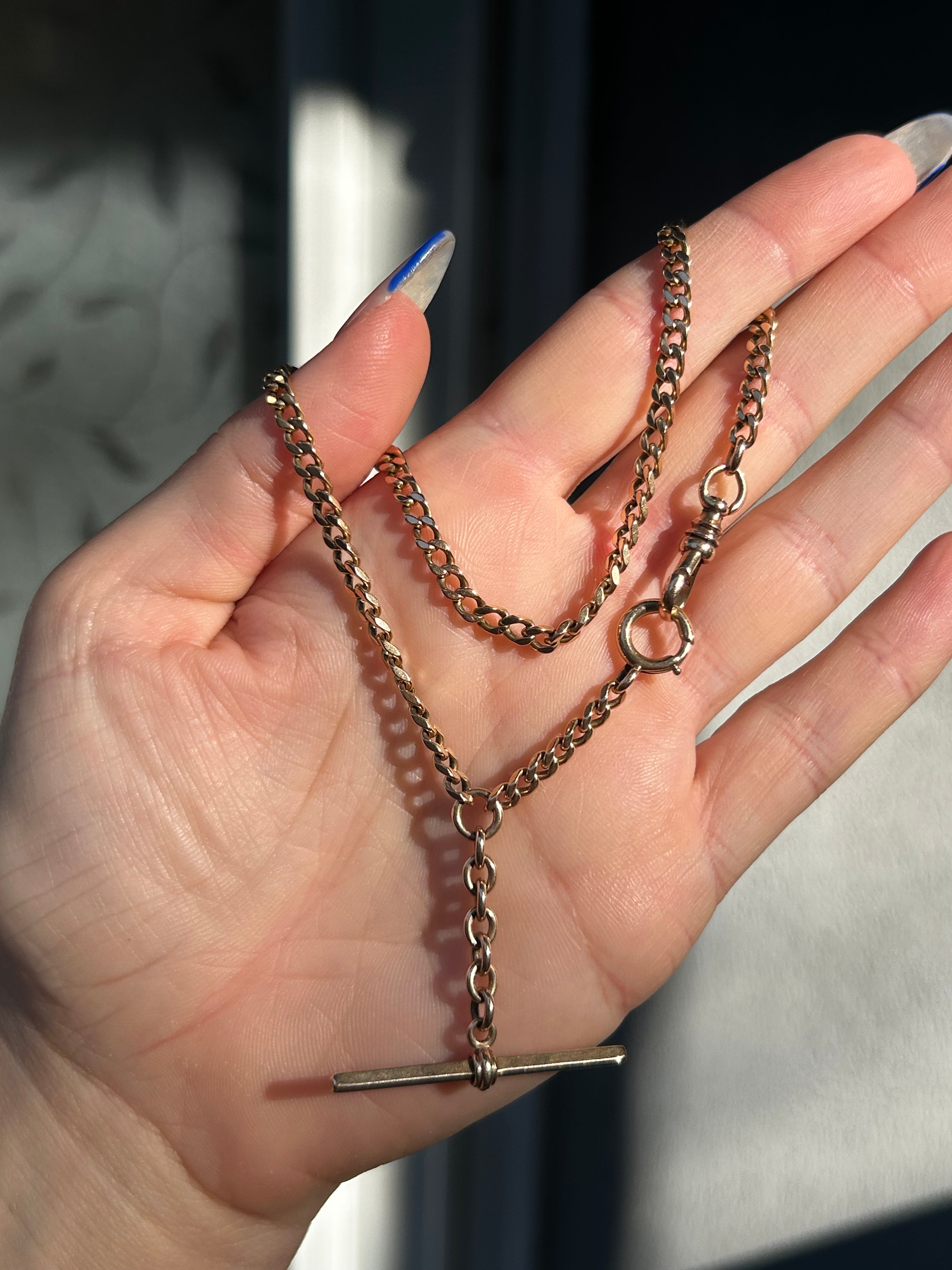 Solid Antique Watch Chain