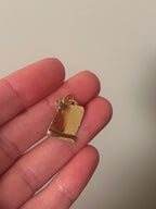 Mini Aries Scroll Charm