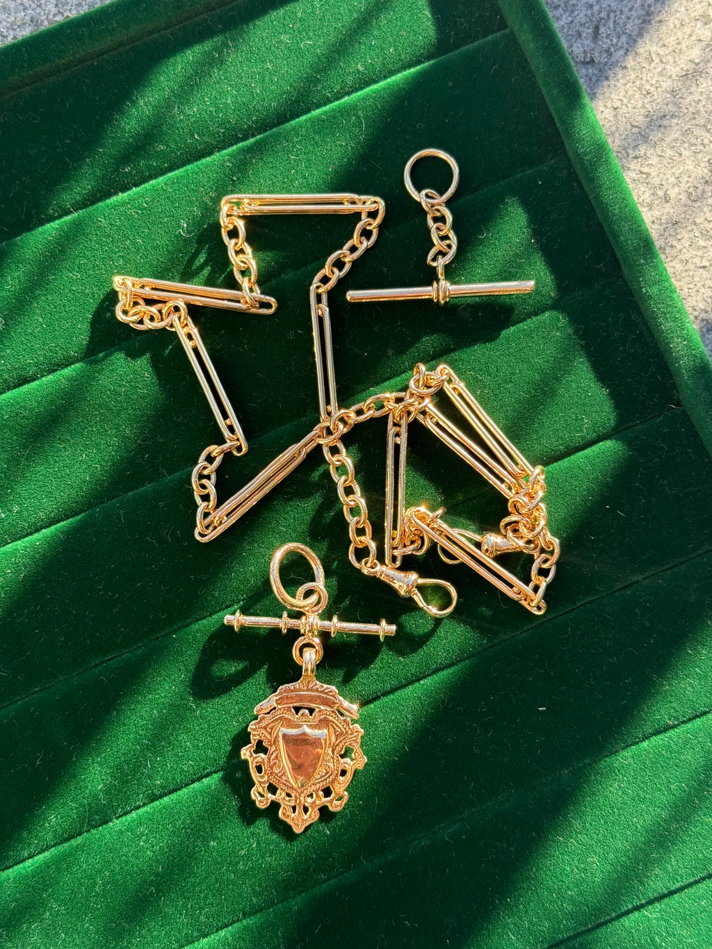 Antique Fetter Watch Chain Set