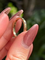 14k Multi Gemstone Band