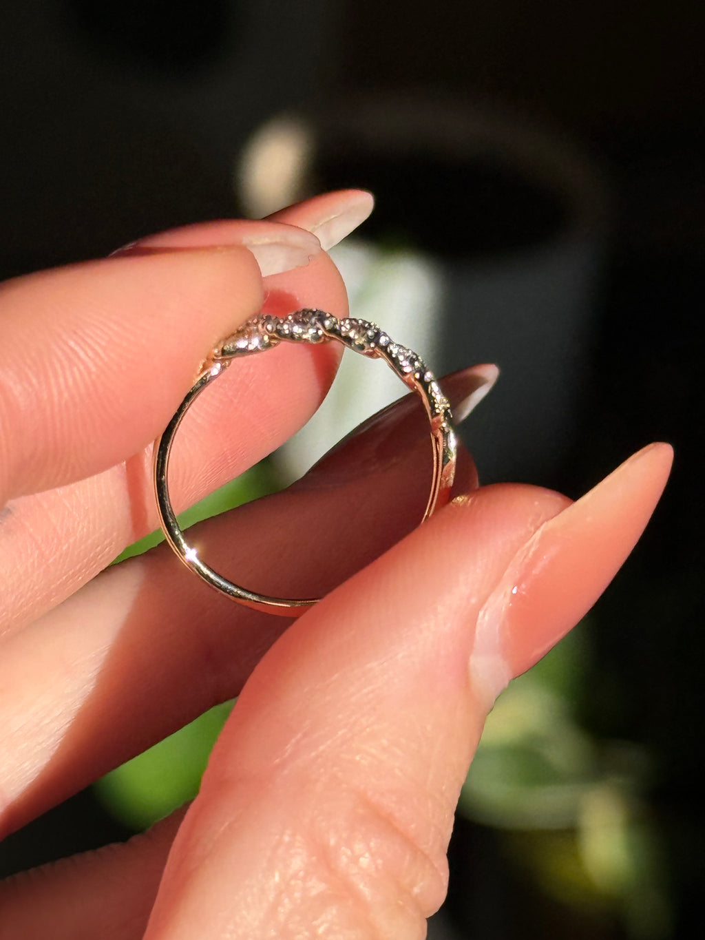 Diamond Curb Ring