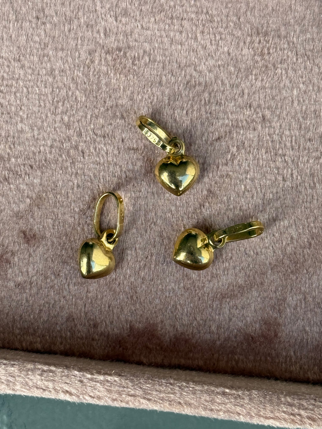 Mini Puffy Heart Charm