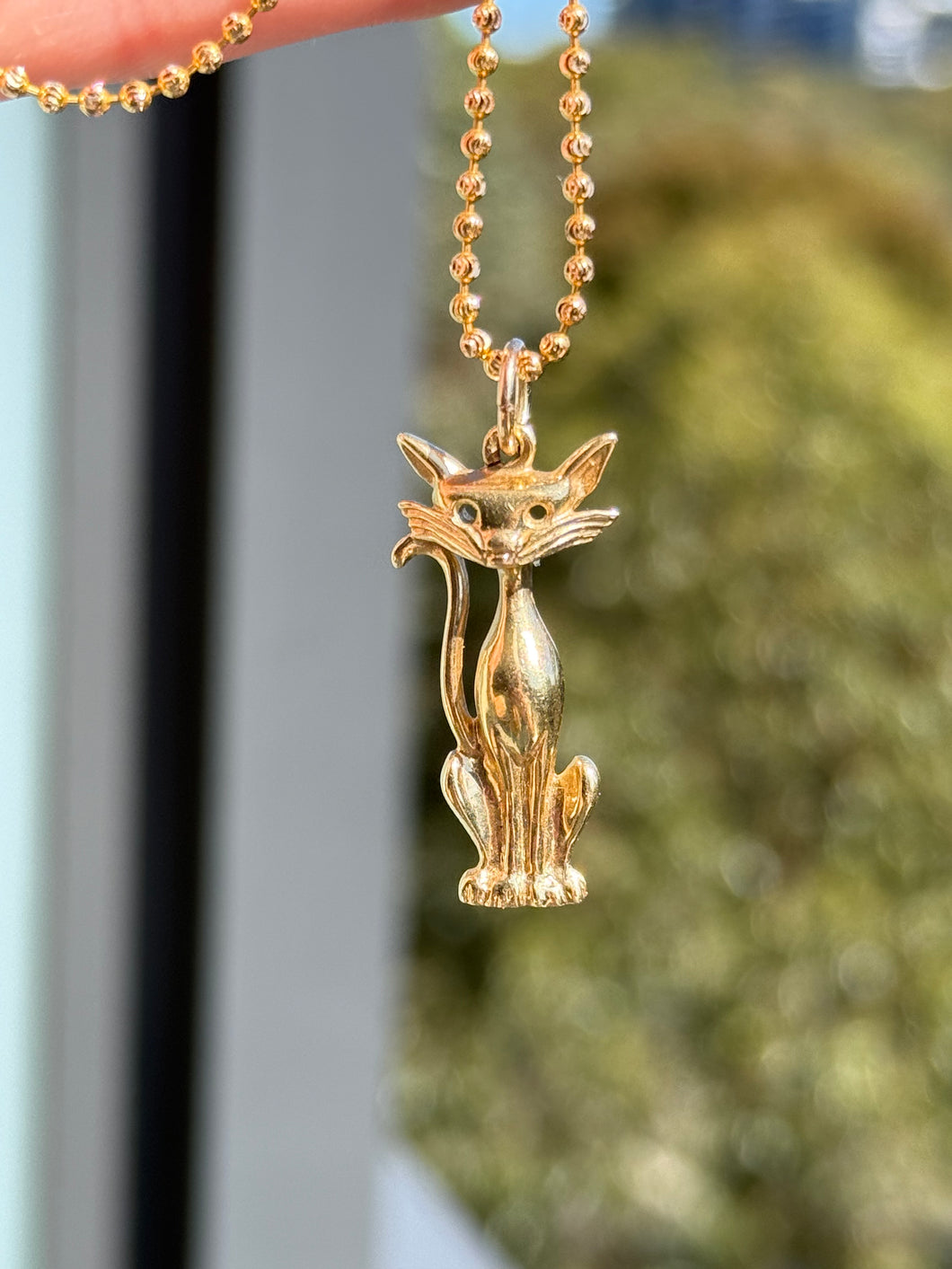 Large Cat Charm