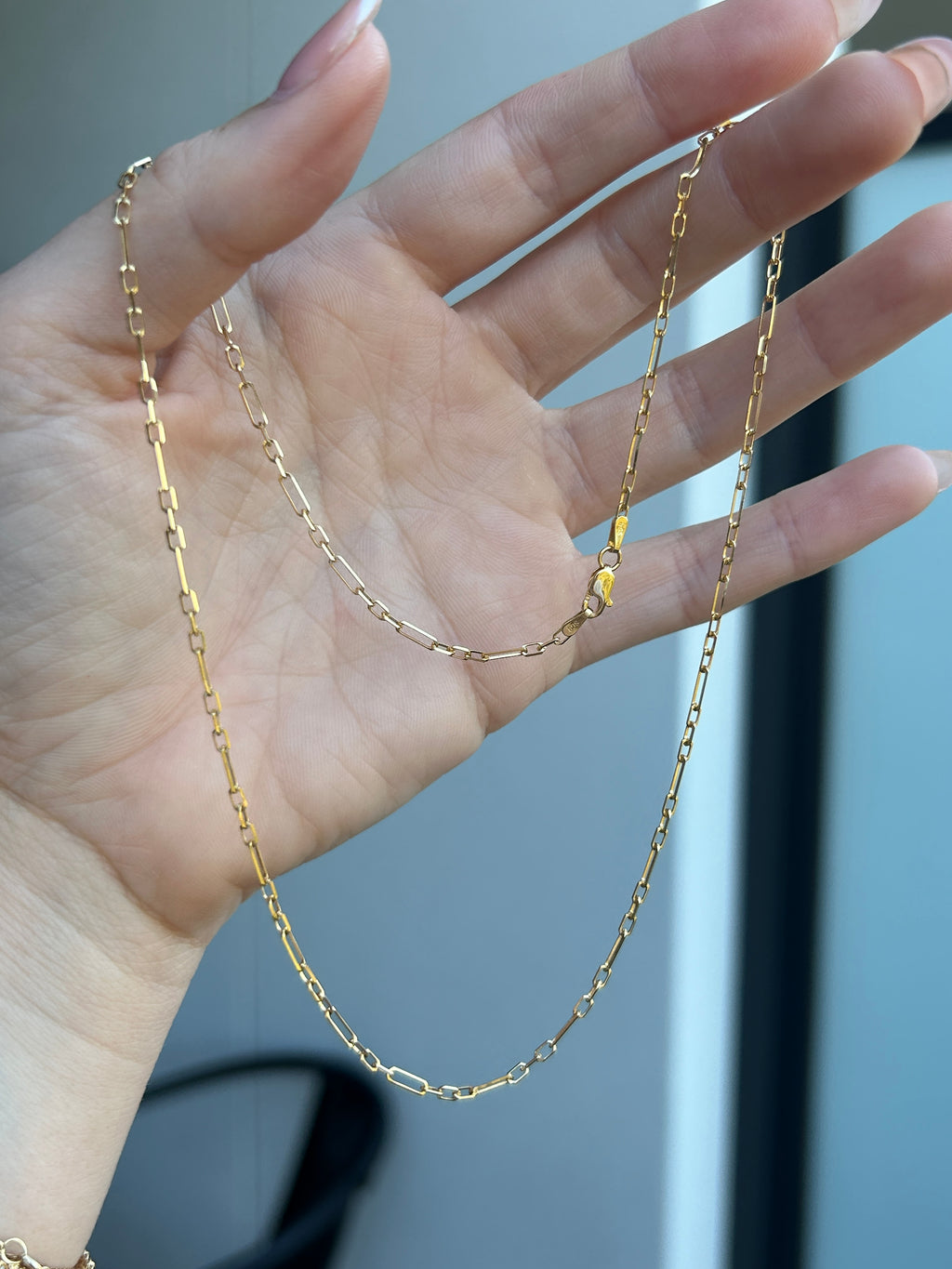 Solid Paperclip Biker Chain