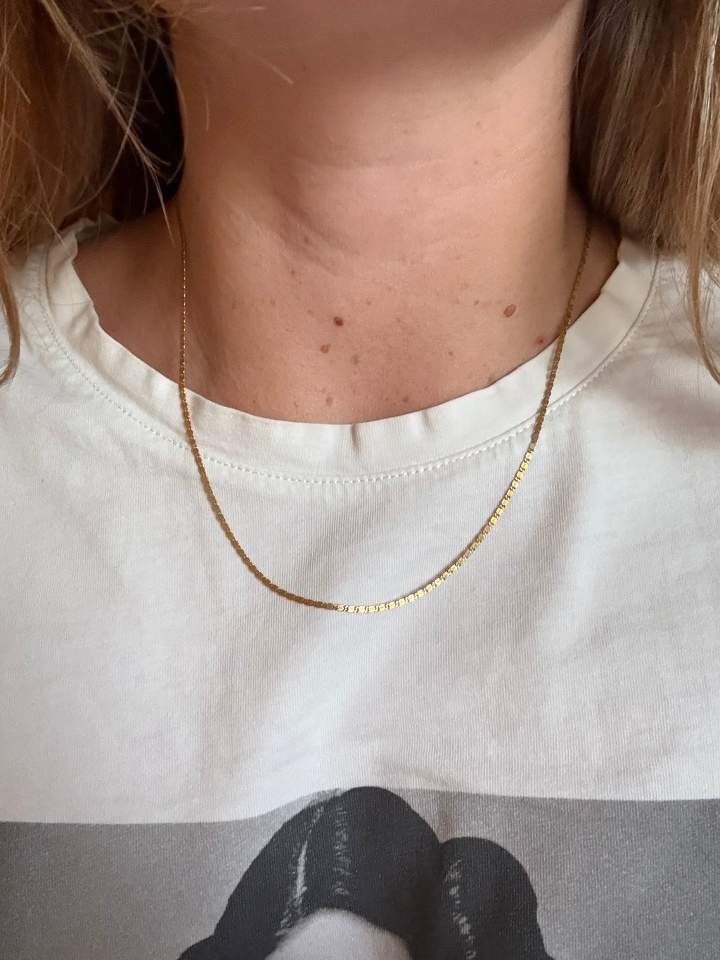 Solid Flat Snail Chain