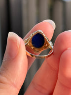 Lapis Cabachon Ring