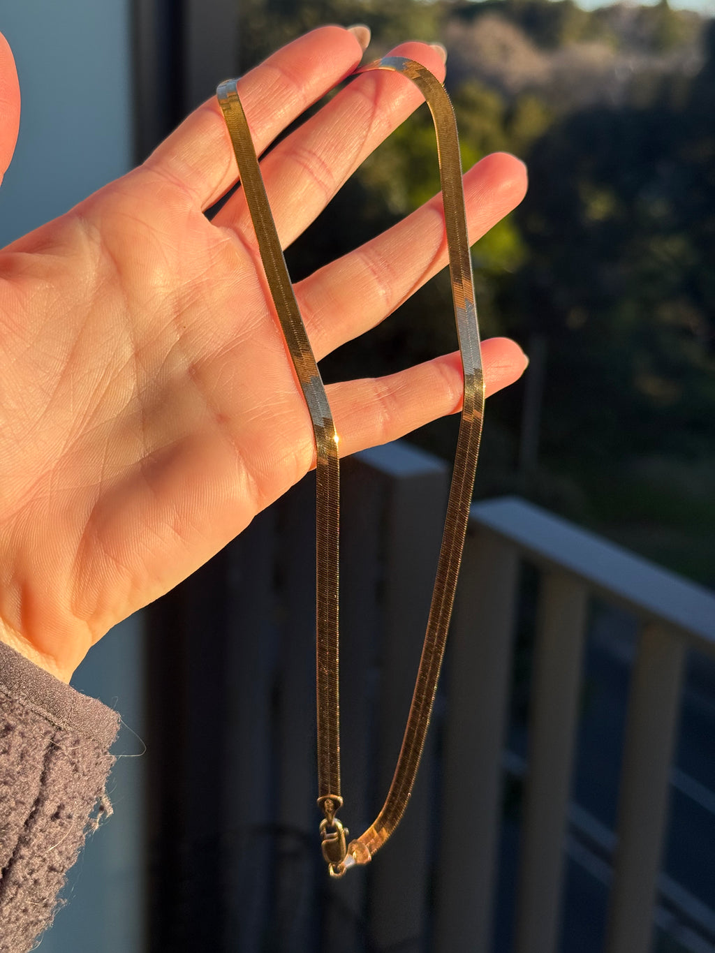Silky Herringbone Chain