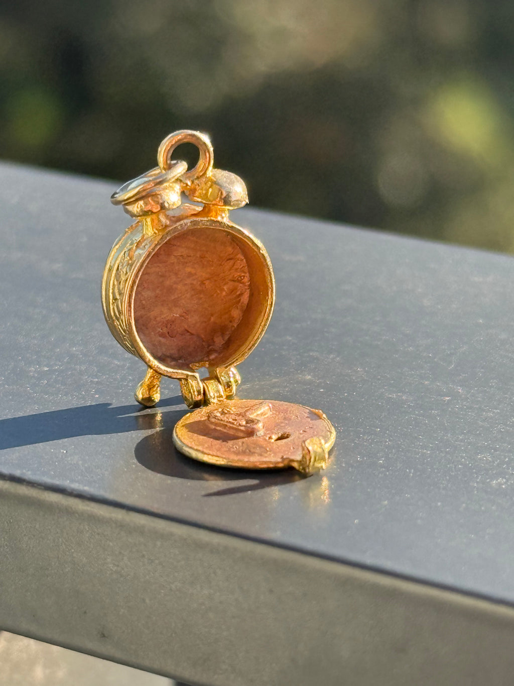 Open Clock Charm
