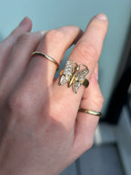 Diamond Butterfly Ring
