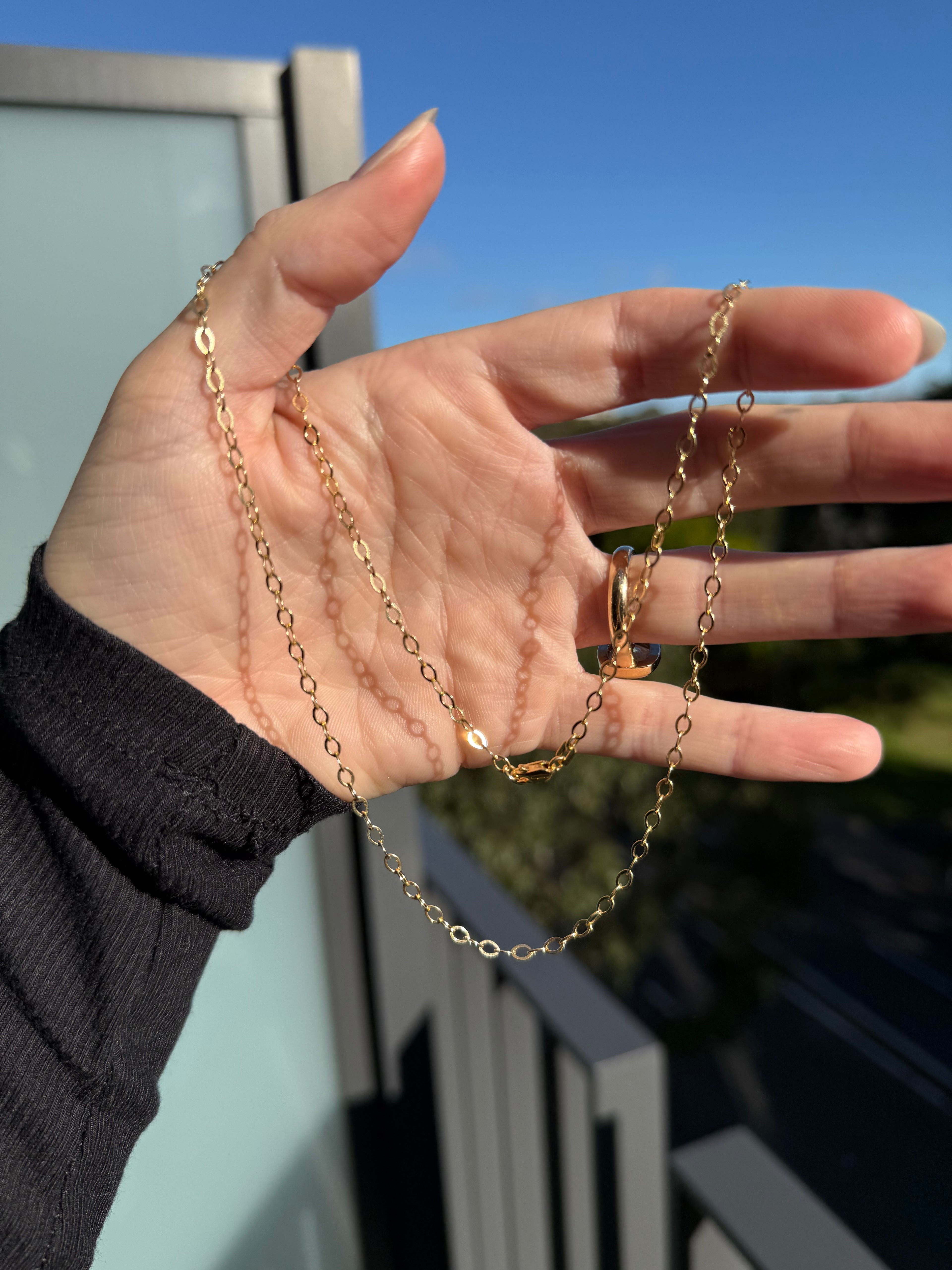 Solid Fluted Cable Chain