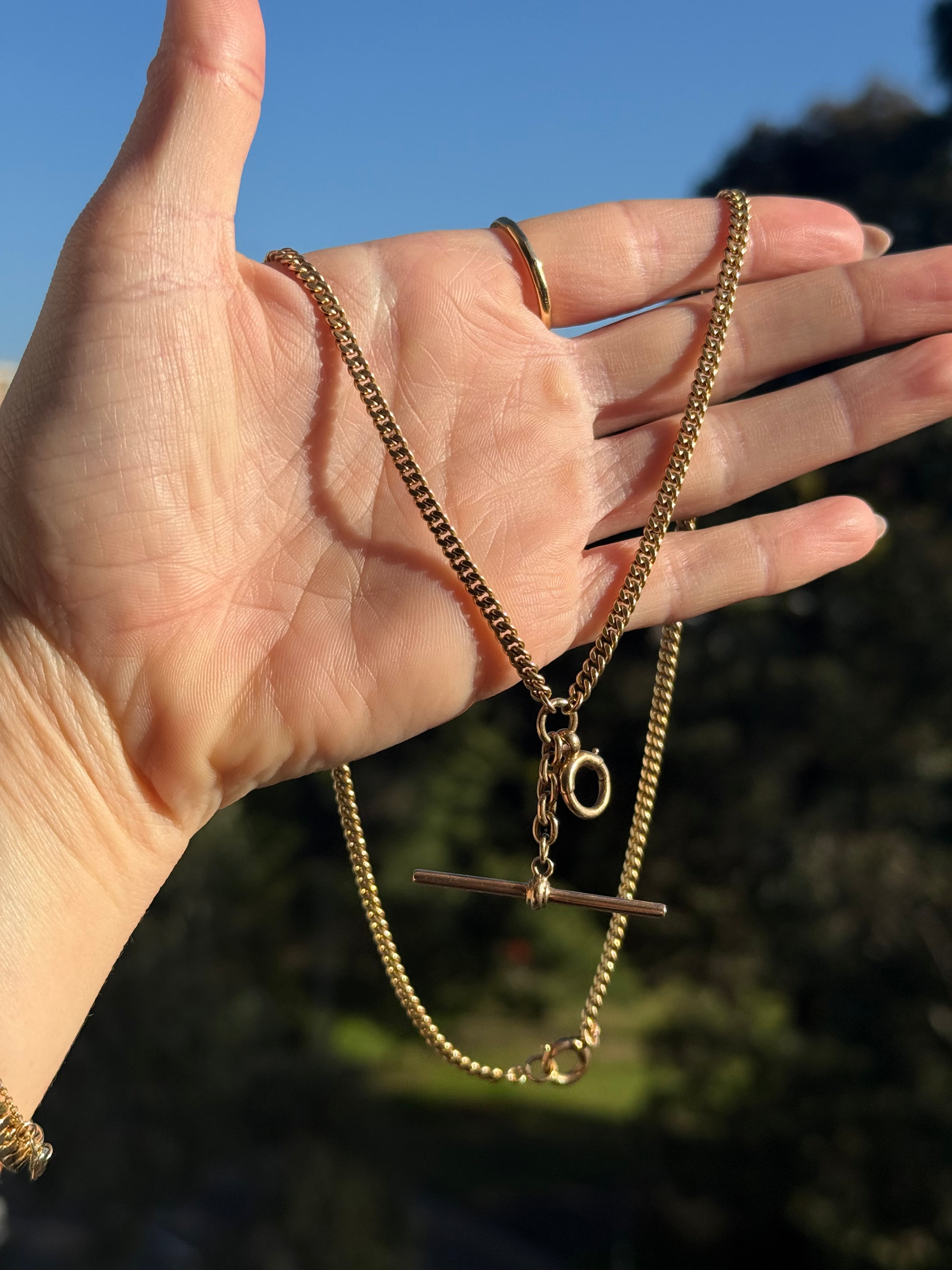 14k Antique Watch Chain
