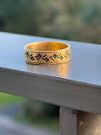 Floral Enamel Band