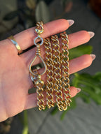 Fish Hook Long Chunky Curb Chain