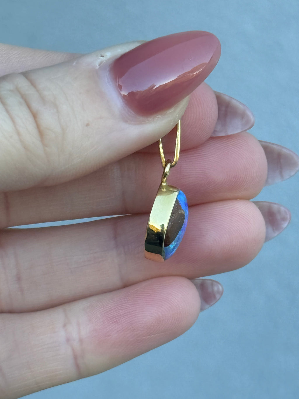 Boulder Opal Charm