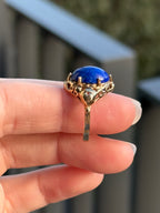 Lapis Cabachon Ring
