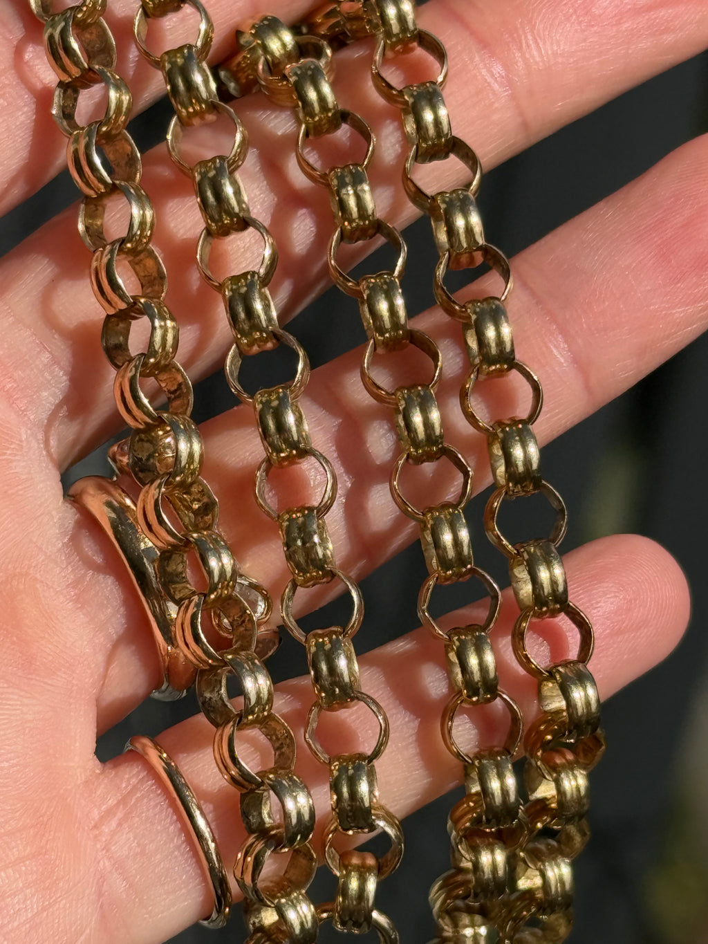 Fancy Rolo Watch Chain
