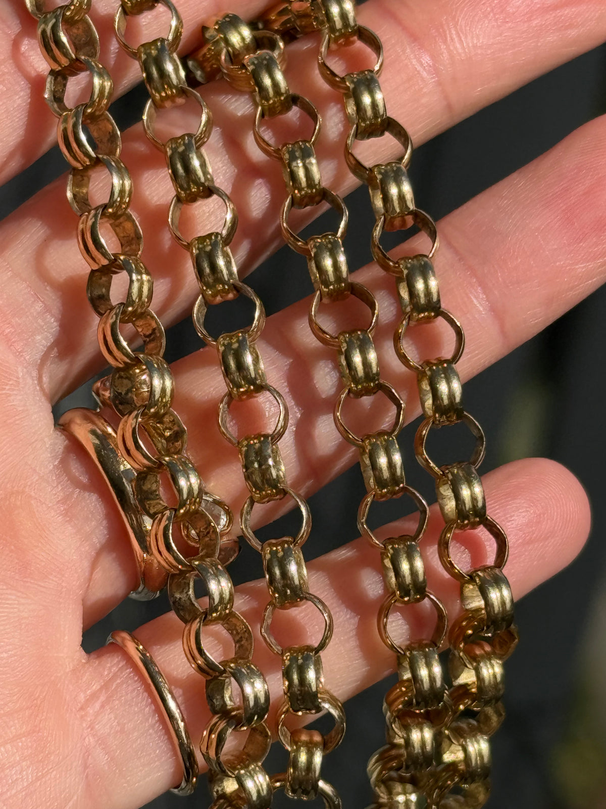 Fancy Rolo Watch Chain