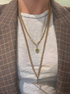 10k 28” Antique Albert Watch Chain