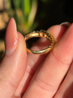 Sapphire Croissant Band