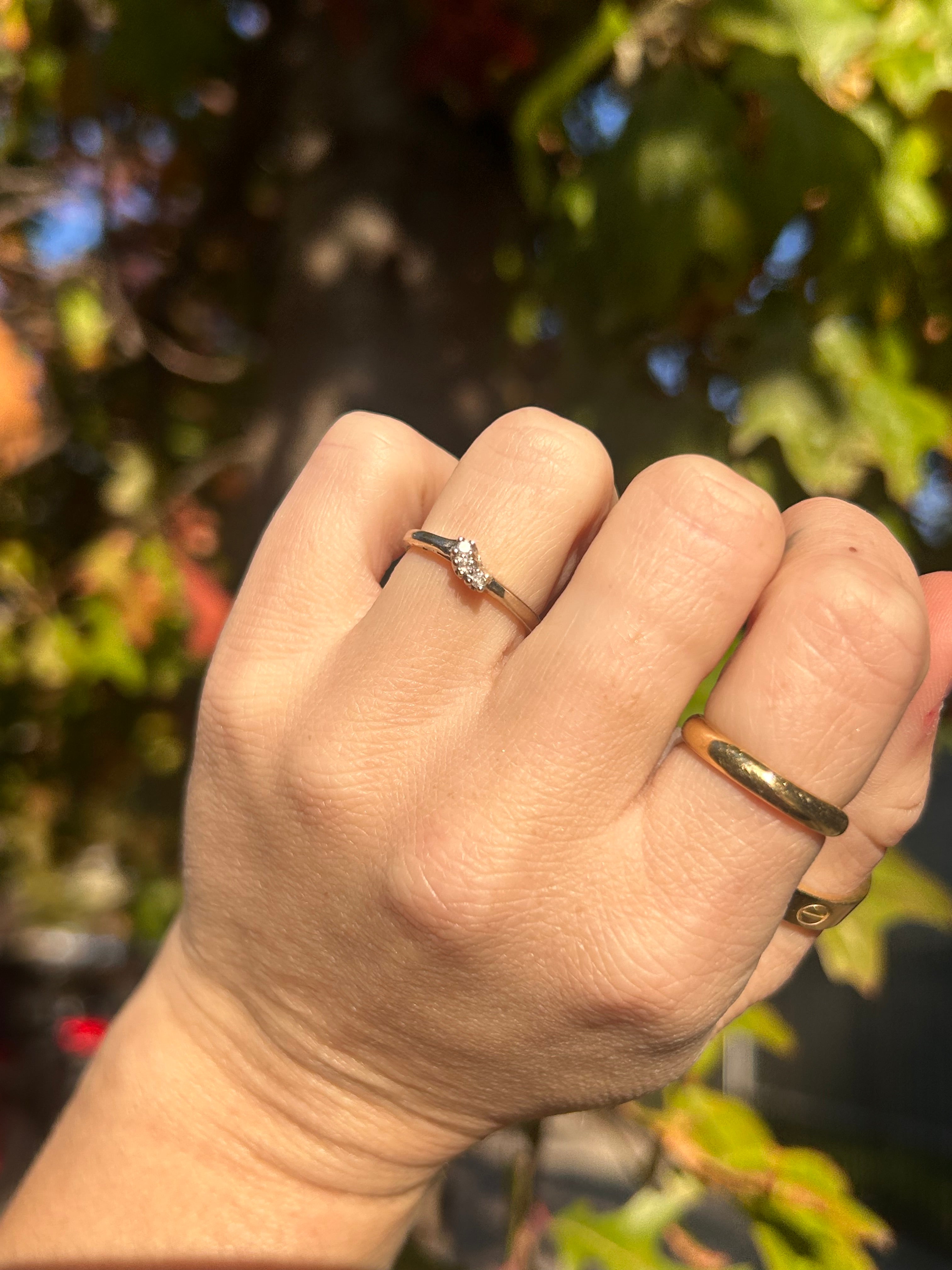 White Gold Diamond Band