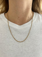 Solid Dainty Double Curb