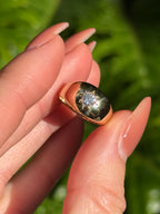 Vintage Diamond Starburst Dome Ring