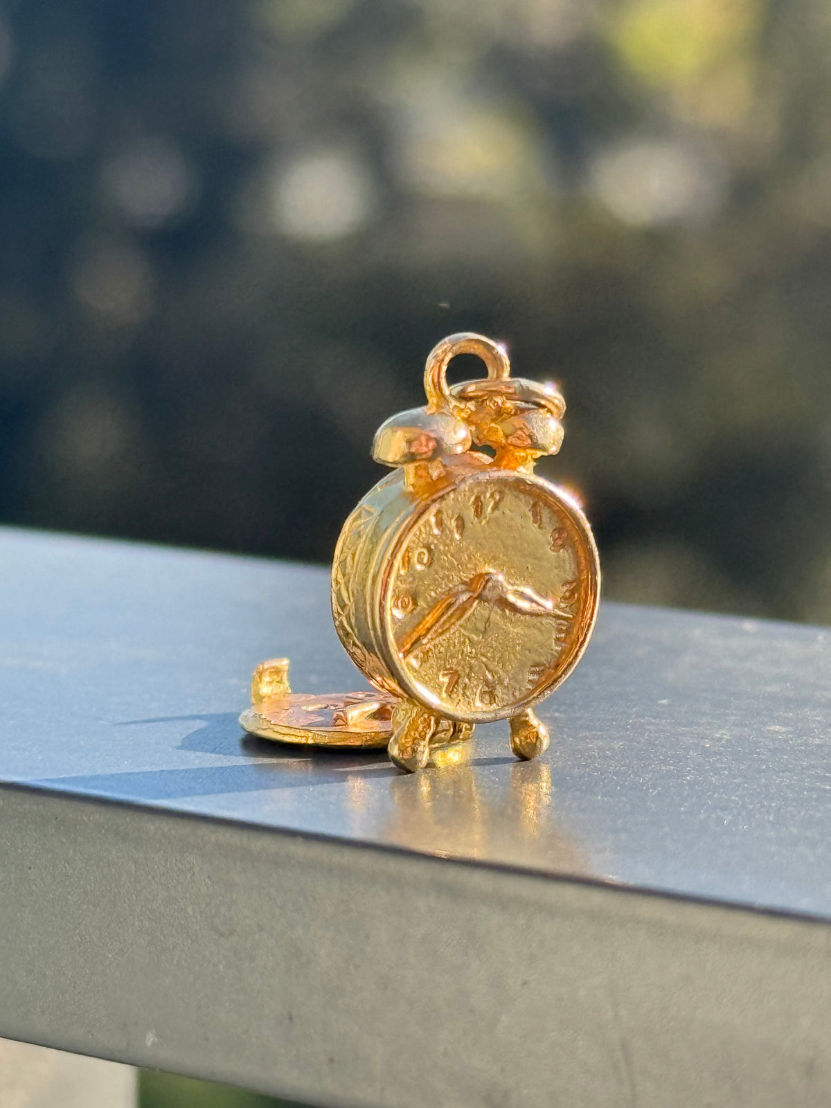 Open Clock Charm