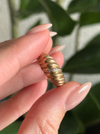 Diamond Croissant Ring