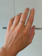 10k Shimmery Dainty Stacking Rings