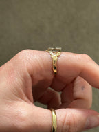 Diamond A Heart Ring