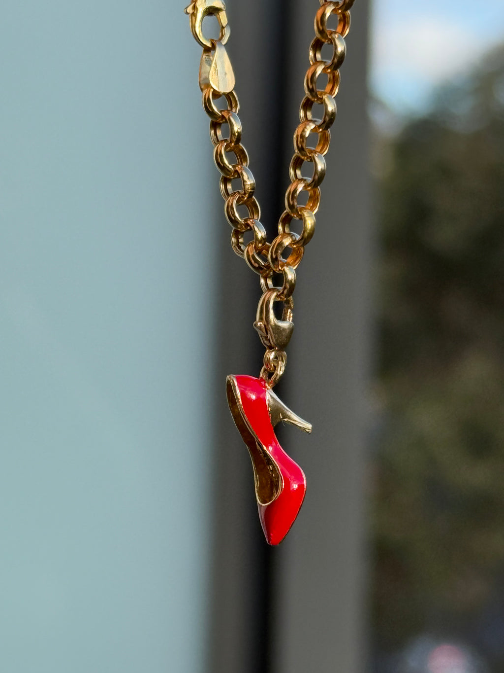 Enamel Heel Charm