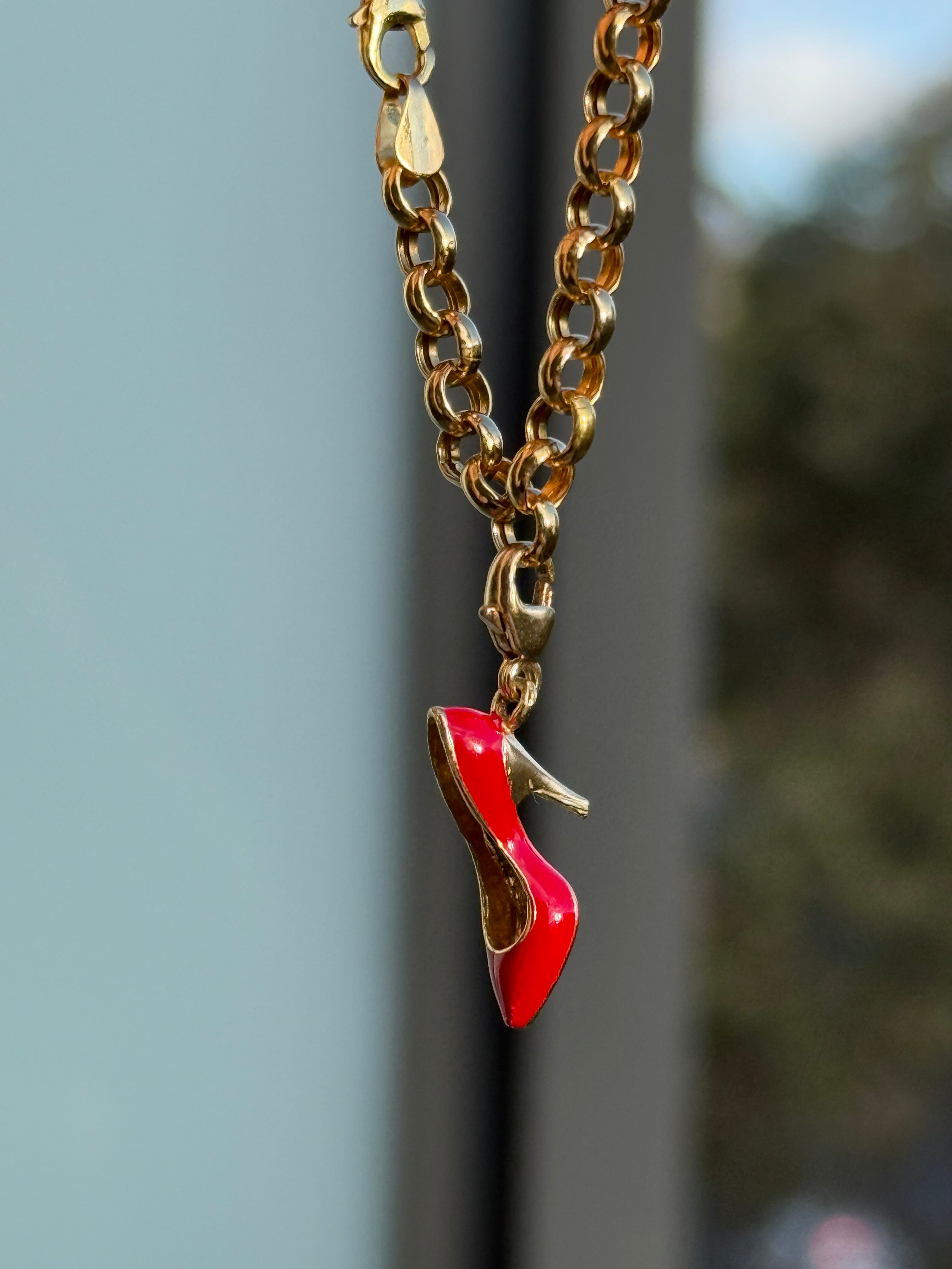 Enamel Heel Charm