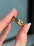 Floral Enamel Band