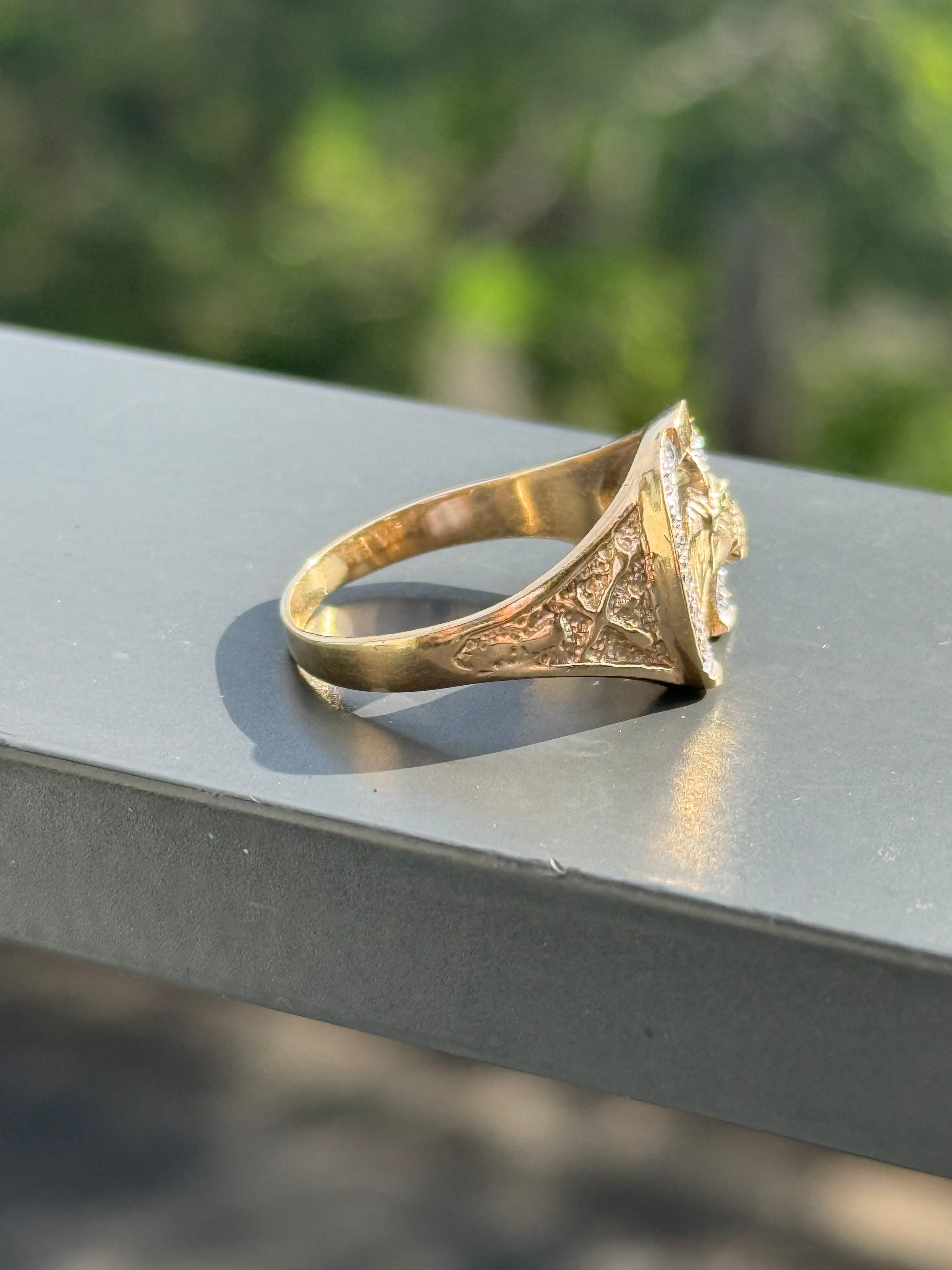 Diamond Horseshoe Ring